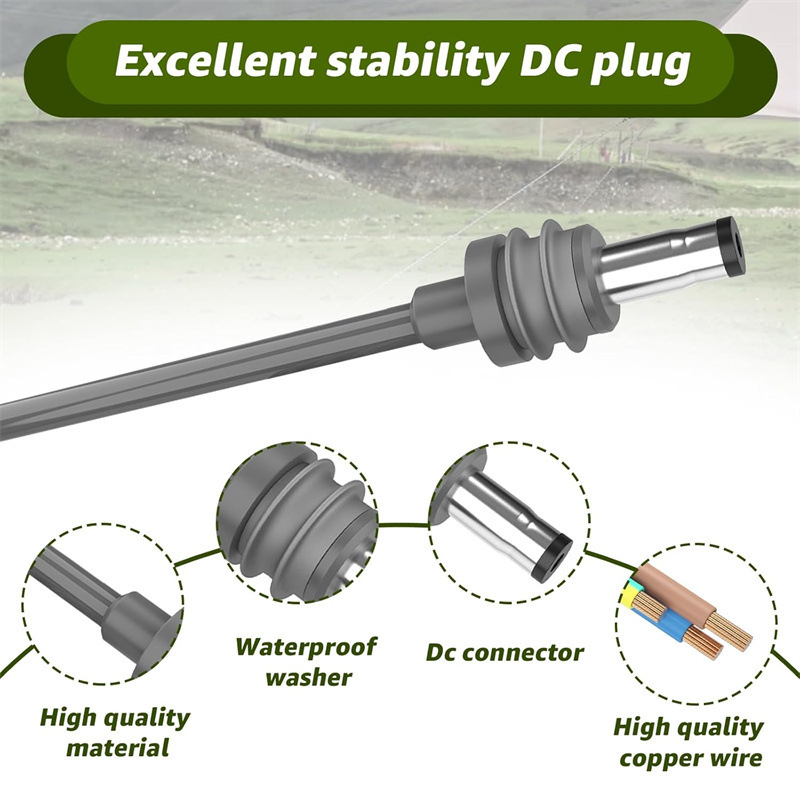 Milwaukee 12V Li‑ion baterija DIY adapter za 2.1 DC napajanje glave M12