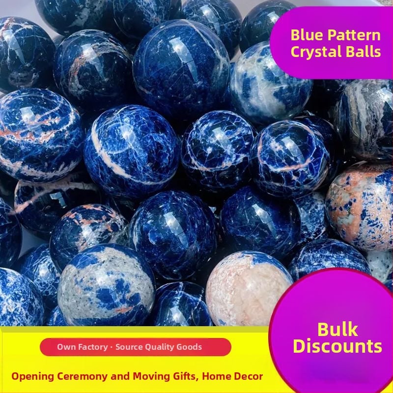 Kristálygömb – modern minimalista stílus, kristály anyag, karton csomagolás, ajándékba alkalmas