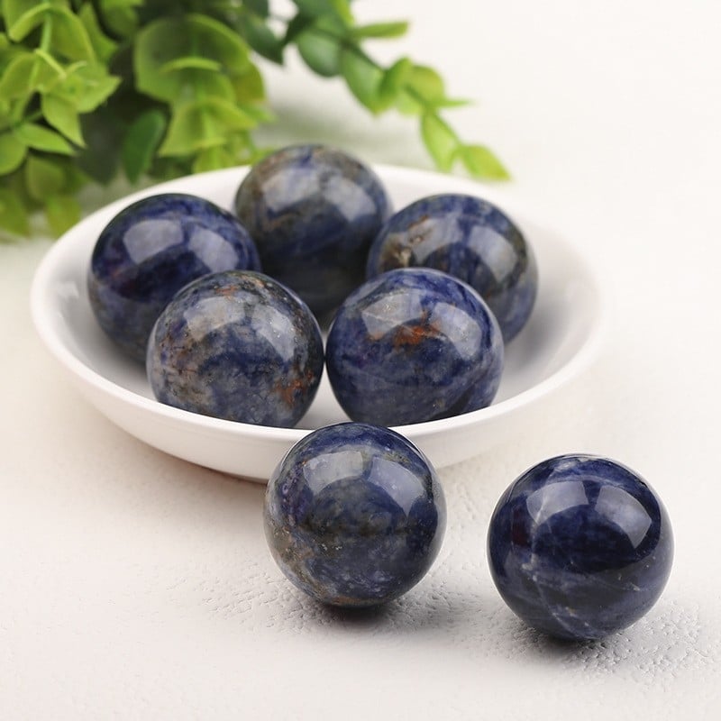 Kristálygömb – modern minimalista stílus, kristály anyag, karton csomagolás, ajándékba alkalmas