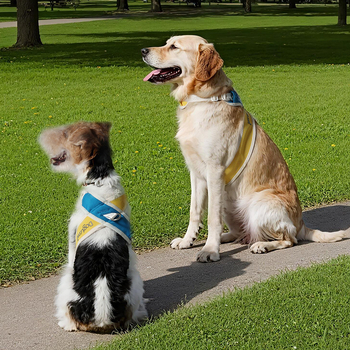Θωρακικός ιμάντας για σκύλους με πλάτη σε σχήμα Χ, νάιλον+πολυεστέρας, ελαστικό, PD20081/PD20089, DogLemi