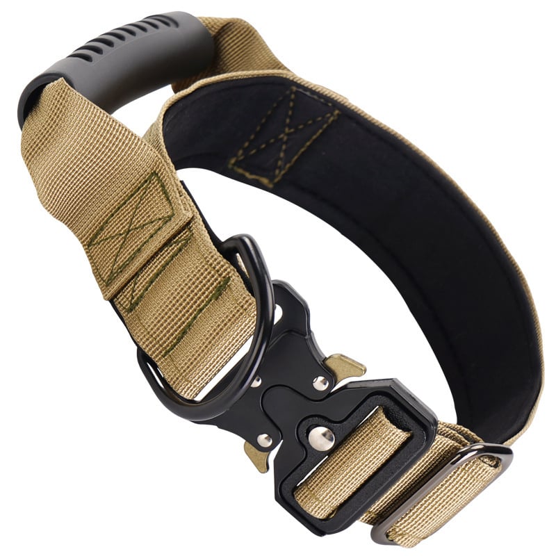 Nailona suņu kaklasaite, izturīga pret trieciieniem un sprādzieniem, taktiskais stils, vienots raksts, eksporta ekskluzīvs piedāvājums