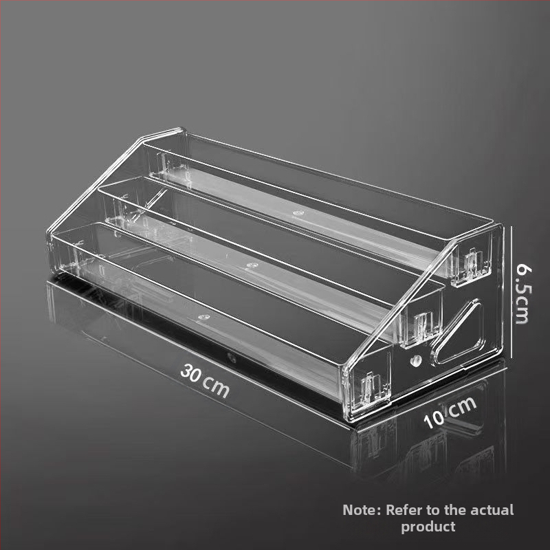 Επιτραπέζιο στήριγμα καταρράκτη για αρώματα και καλλυντικά, διαφανές, μεγάλης χωρητικότητας, πολλαπλών επιπέδων, αποσπώμενο αποθηκευτικό χώρο