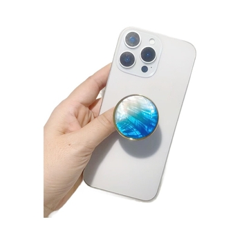 Настолен държач за телефон с мотив на черупка, въздушна възглавница и електропокритие, смолна конструкция, универсален стил, лого по заявка — Viqing basket