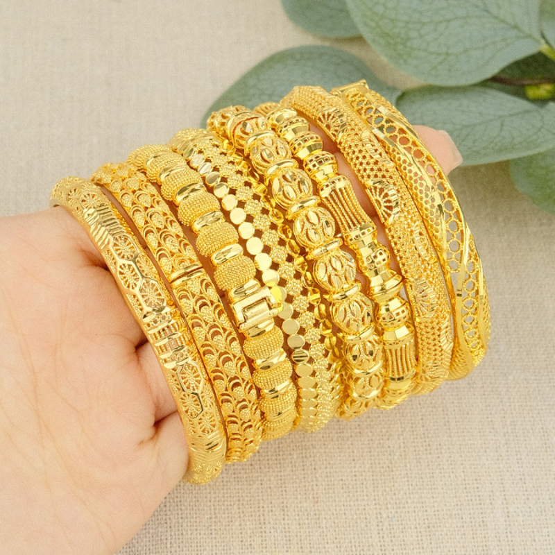 Rokassprādze no vara Xinhui, elektroplēšana, 16,5 g, Pavasaris 2024