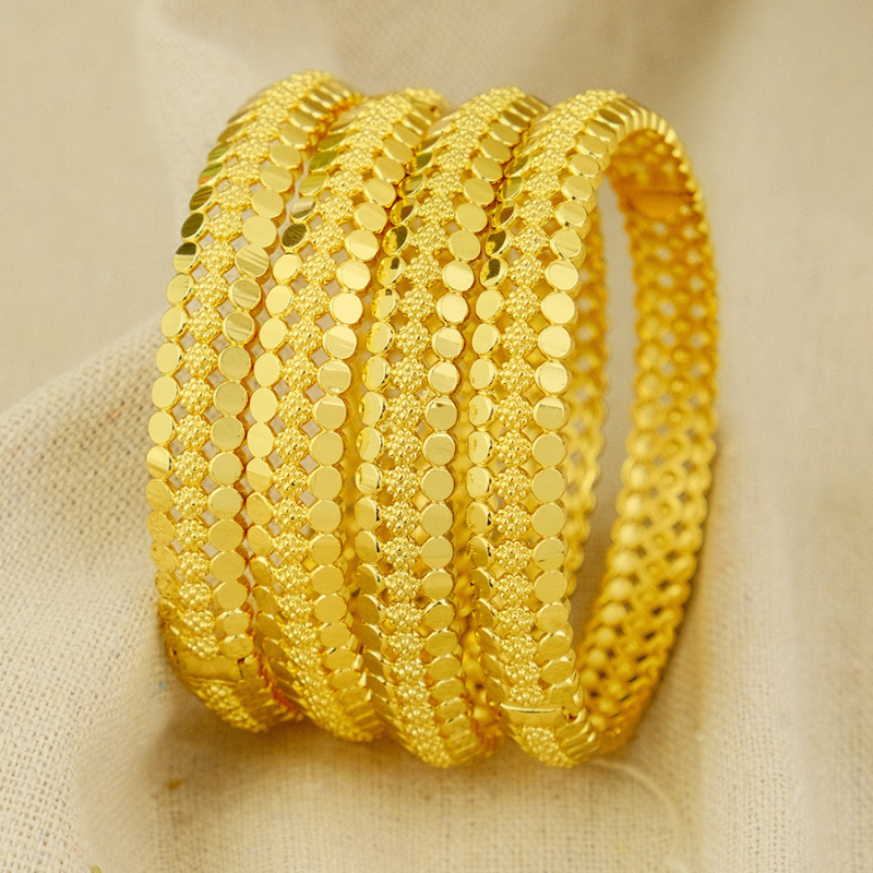 Rokassprādze no vara Xinhui, elektroplēšana, 16,5 g, Pavasaris 2024