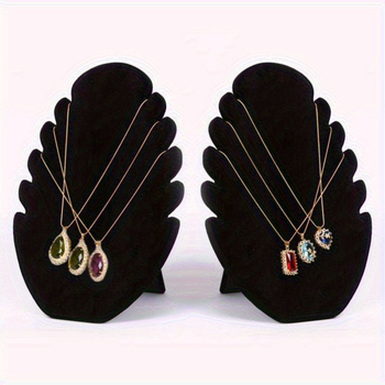 Velúr ékszerkijelző állvány fülbevalókhoz, nyakláncokhoz és karkötőkhöz – anyag: velúr + fa; forma: bemutató; szint: első; borítás: jégszürke velúr