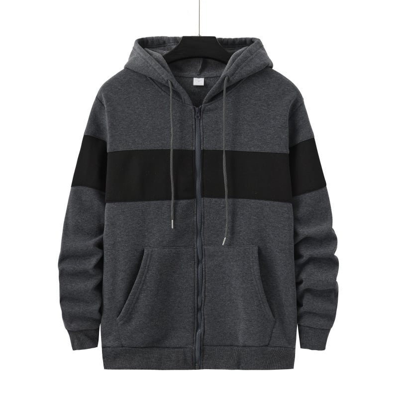 Férfi nyitott elülső fleece felső, fleece bélelt, Ramie 51–70%, 400 g/m², minden évszak