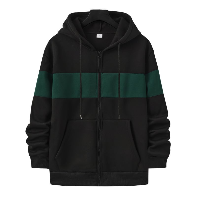 Férfi nyitott elülső fleece felső, fleece bélelt, Ramie 51–70%, 400 g/m², minden évszak