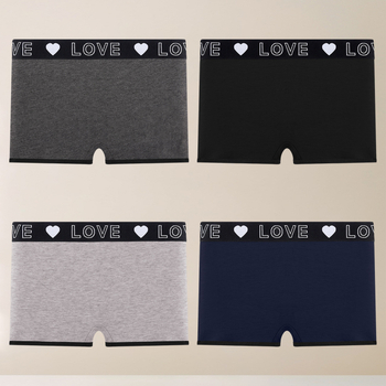 Γυναικείοι μποξέρ σορτς από πολυεστέρα – αναπνοή, αδιαφανείς, μεσαία μέση, επένδυση καβάλου από πολυεστέρα