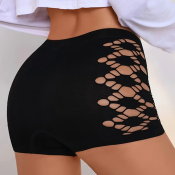 Γυναικείες νάιλον χωρίς ραφές μποξέρ σορτς, διαπνέοντα, μεσαίας ζώνης, πλεκτά