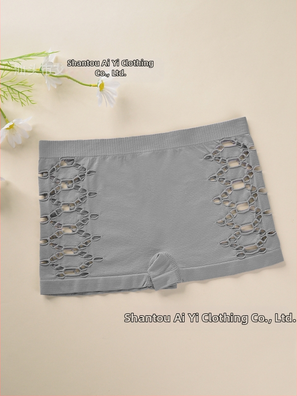 Γυναικείες νάιλον χωρίς ραφές μποξέρ σορτς, διαπνέοντα, μεσαίας ζώνης, πλεκτά