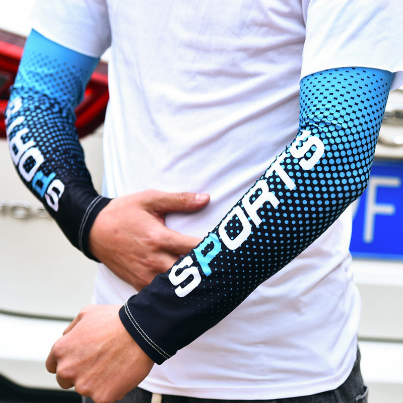 Ръкави за UV защита, Ice-Silk полиестерна тъкан, свободно пасване, за външни дейности (мъже)