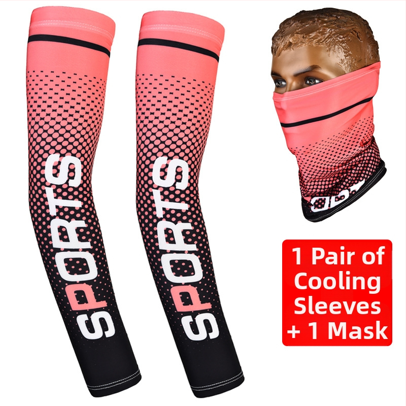 Ръкави за UV защита, Ice-Silk полиестерна тъкан, свободно пасване, за външни дейности (мъже)