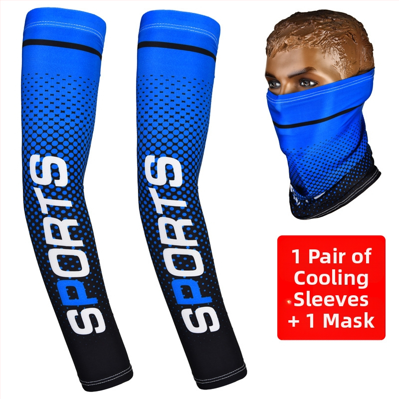 Ръкави за UV защита, Ice-Silk полиестерна тъкан, свободно пасване, за външни дейности (мъже)