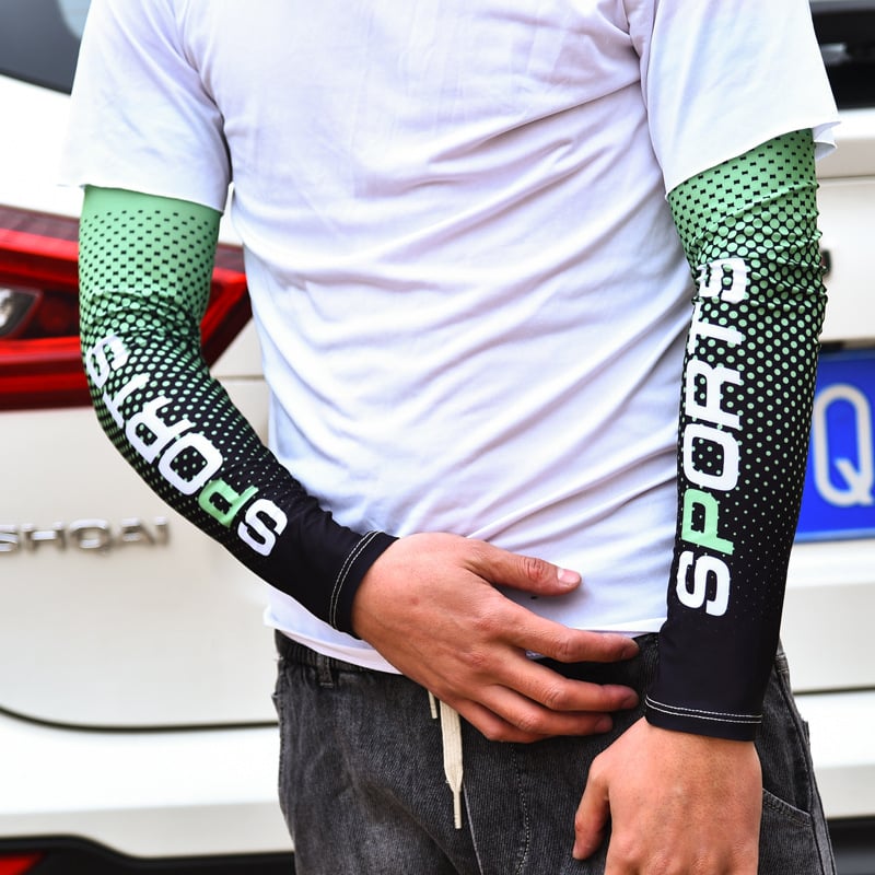 Ръкави за UV защита, Ice-Silk полиестерна тъкан, свободно пасване, за външни дейности (мъже)