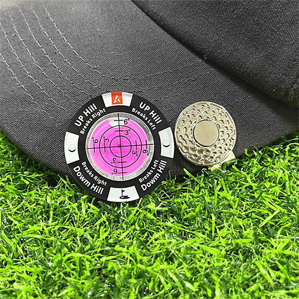 Golf putting trener s magnetskim klipom za kapicu i markerom lopte – akril, prilagodljiv, ekskluzivni golf dodatak za izvoz