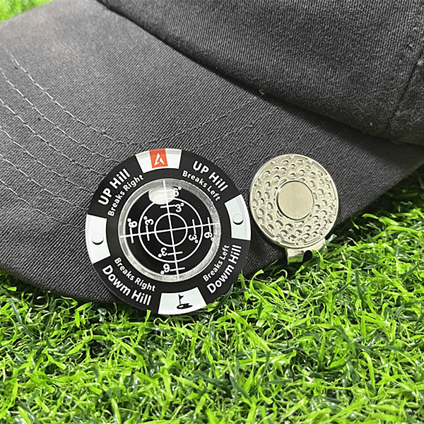 Golf putting trener s magnetskim klipom za kapicu i markerom lopte – akril, prilagodljiv, ekskluzivni golf dodatak za izvoz