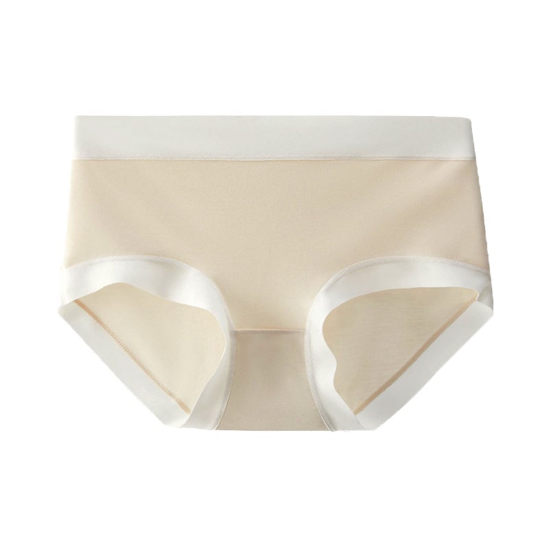 Sieviešu kokvilnas apakšveļa ar antibakteriālu aizsardzību, vidēja josta, trijstūra modelis, grafēna oderējums kaunuma zonā