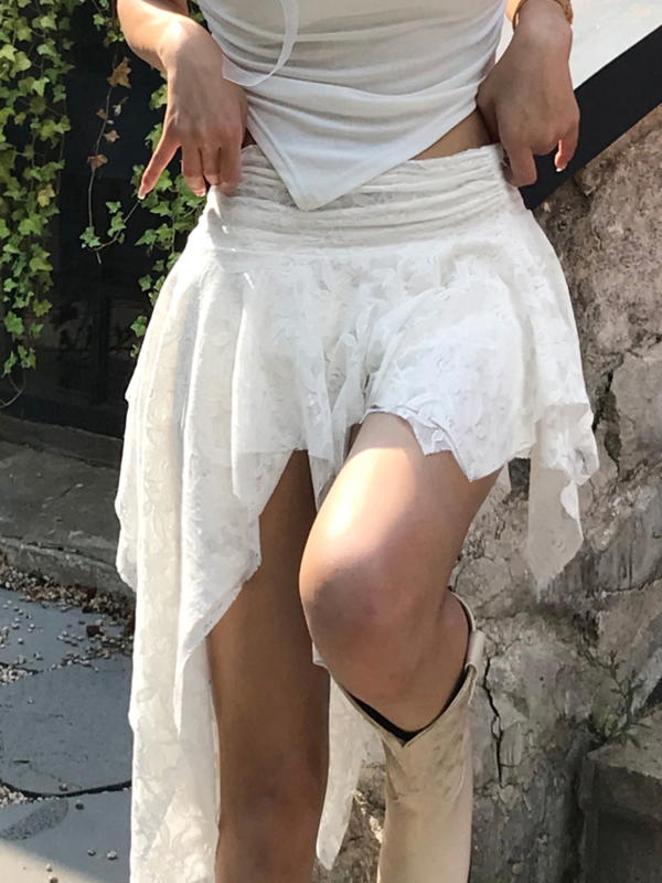 Φούστα, δικτυωτό ύφασμα, υψηλή ελαστικότητα, μίξη πολυεστέρα-σπάντεξ, Καλοκαίρι 2025