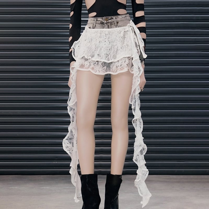 Φούστα, δικτυωτό ύφασμα, υψηλή ελαστικότητα, μίξη πολυεστέρα-σπάντεξ, Καλοκαίρι 2025