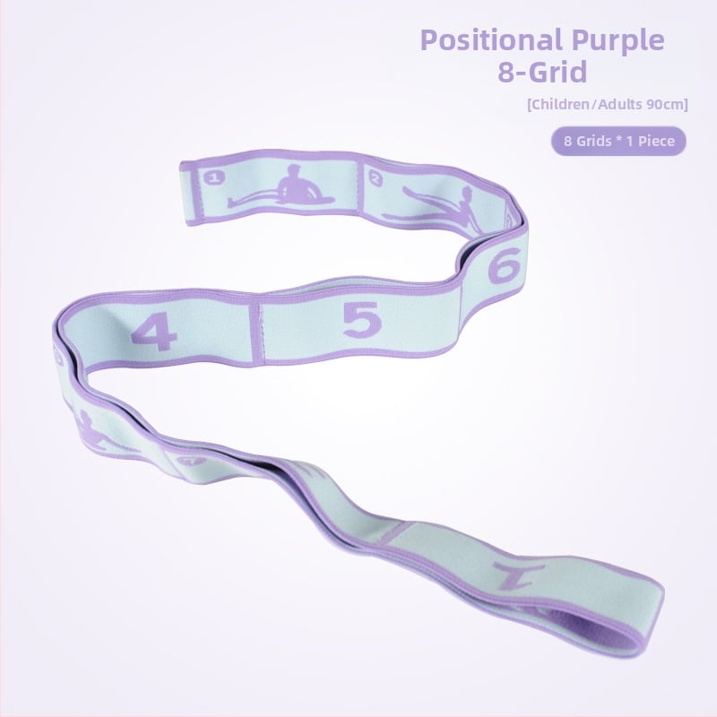 Joga korekcijas digitālā trenēšanas lente ar 12 segmentētu dizainu; Materiāls: poliesters + lateksa šķieda; Zīmols: Changhong; Preces kods: 12 grids-position type