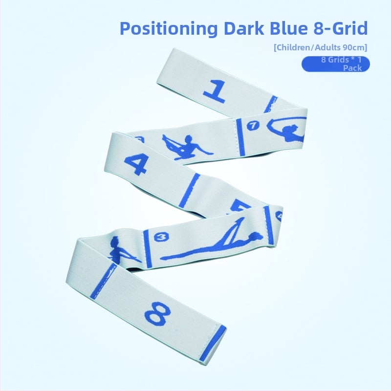Joga korekcijas digitālā trenēšanas lente ar 12 segmentētu dizainu; Materiāls: poliesters + lateksa šķieda; Zīmols: Changhong; Preces kods: 12 grids-position type