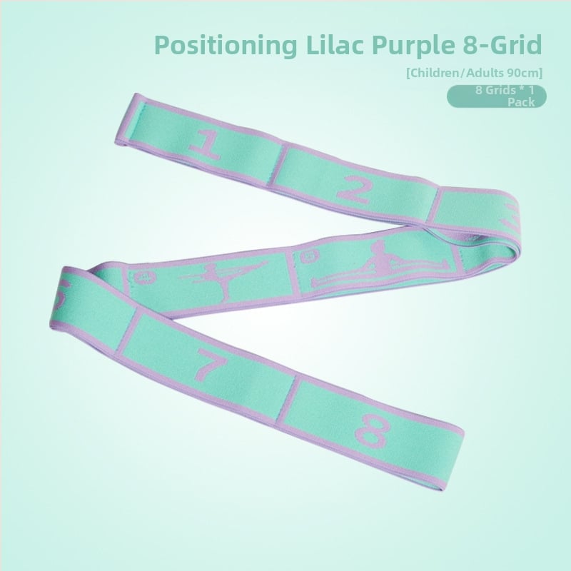 Joga korekcijas digitālā trenēšanas lente ar 12 segmentētu dizainu; Materiāls: poliesters + lateksa šķieda; Zīmols: Changhong; Preces kods: 12 grids-position type