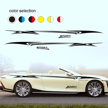 Autó oldalsó vonal Reflektív matrica – univerzális, két darabos készlet, felszerelés vákuumcsöves