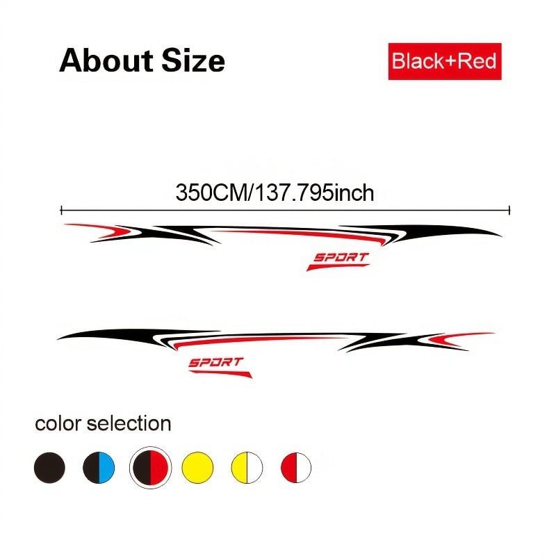 Autó oldalsó vonal Reflektív matrica – univerzális, két darabos készlet, felszerelés vákuumcsöves