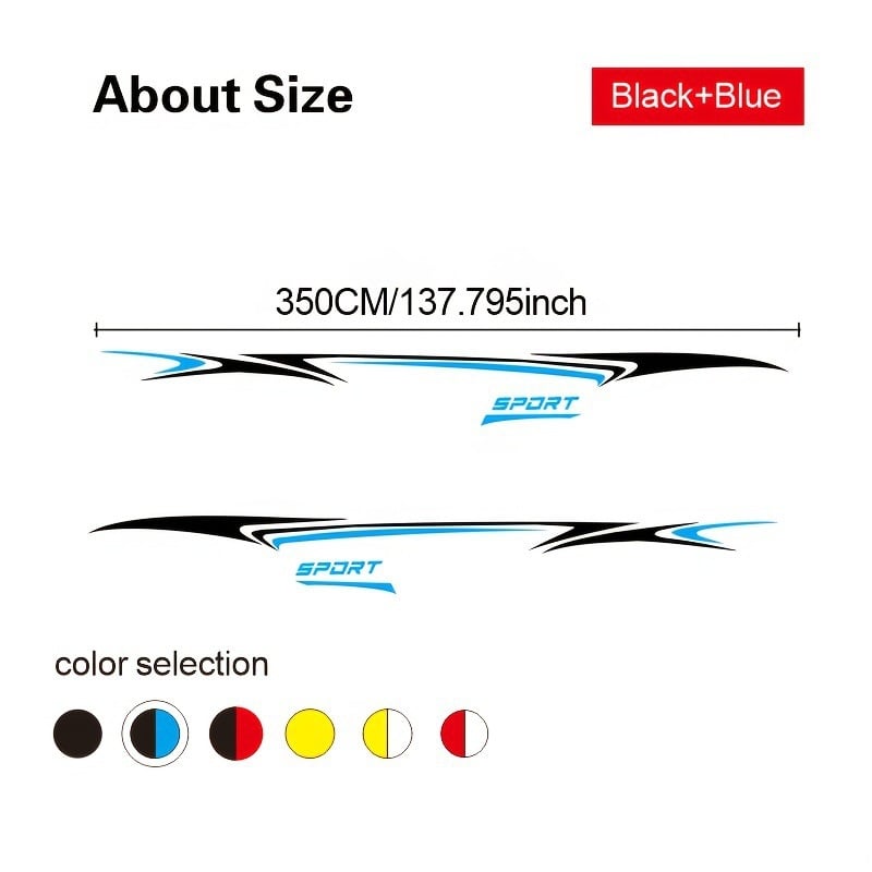 Autó oldalsó vonal Reflektív matrica – univerzális, két darabos készlet, felszerelés vákuumcsöves