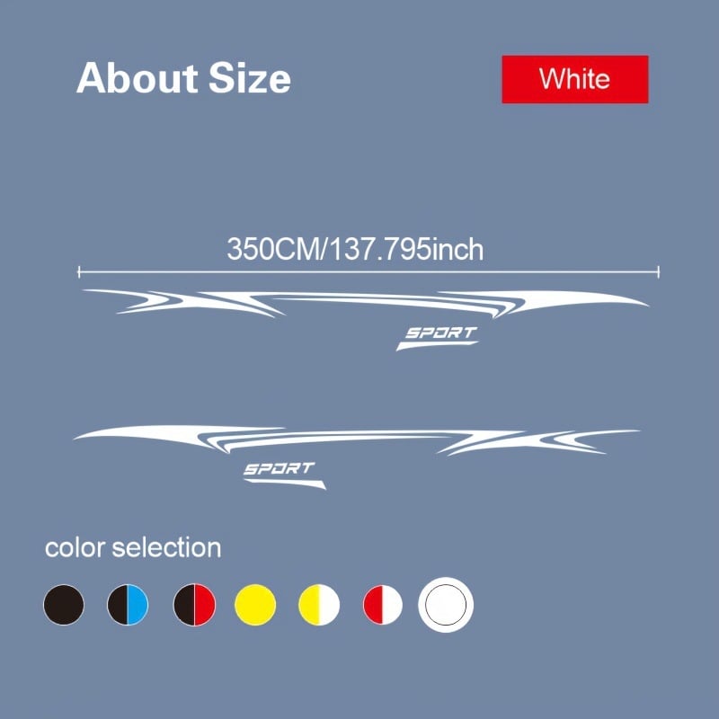 Autó oldalsó vonal Reflektív matrica – univerzális, két darabos készlet, felszerelés vákuumcsöves