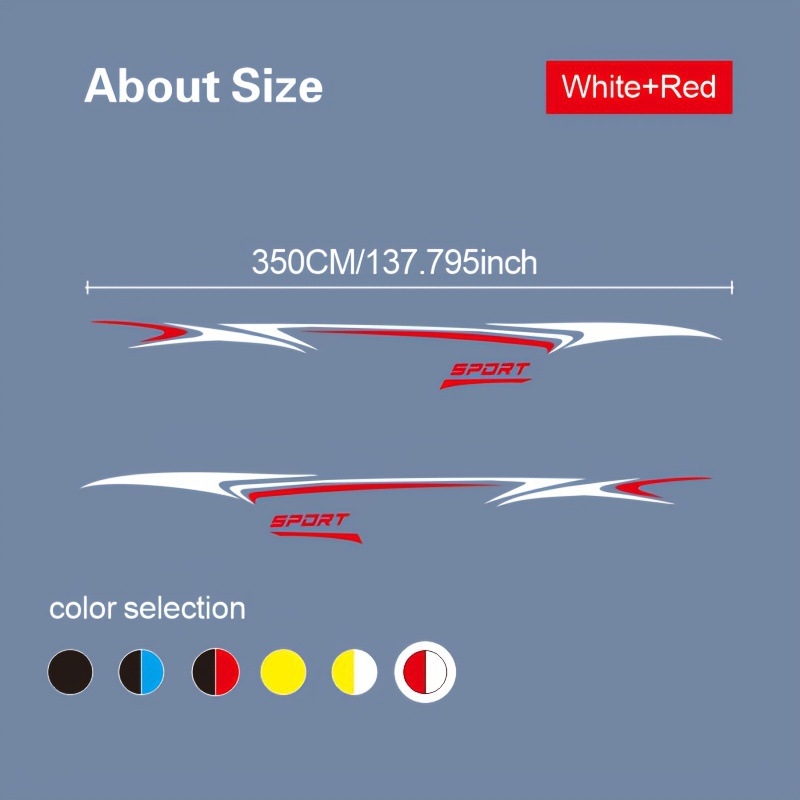 Autó oldalsó vonal Reflektív matrica – univerzális, két darabos készlet, felszerelés vákuumcsöves