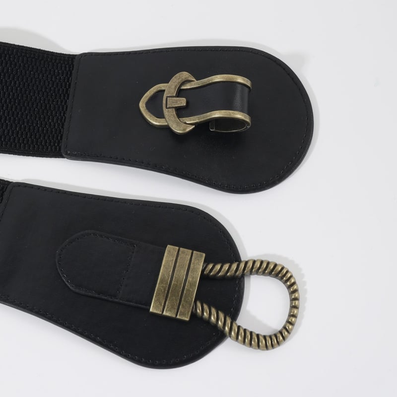 Mākslīgās ādas vidukļa josta, daudzpusīgs stils, vienkāršs gredzenveida josta, garums 60–80 cm, piemērots visām sezonām