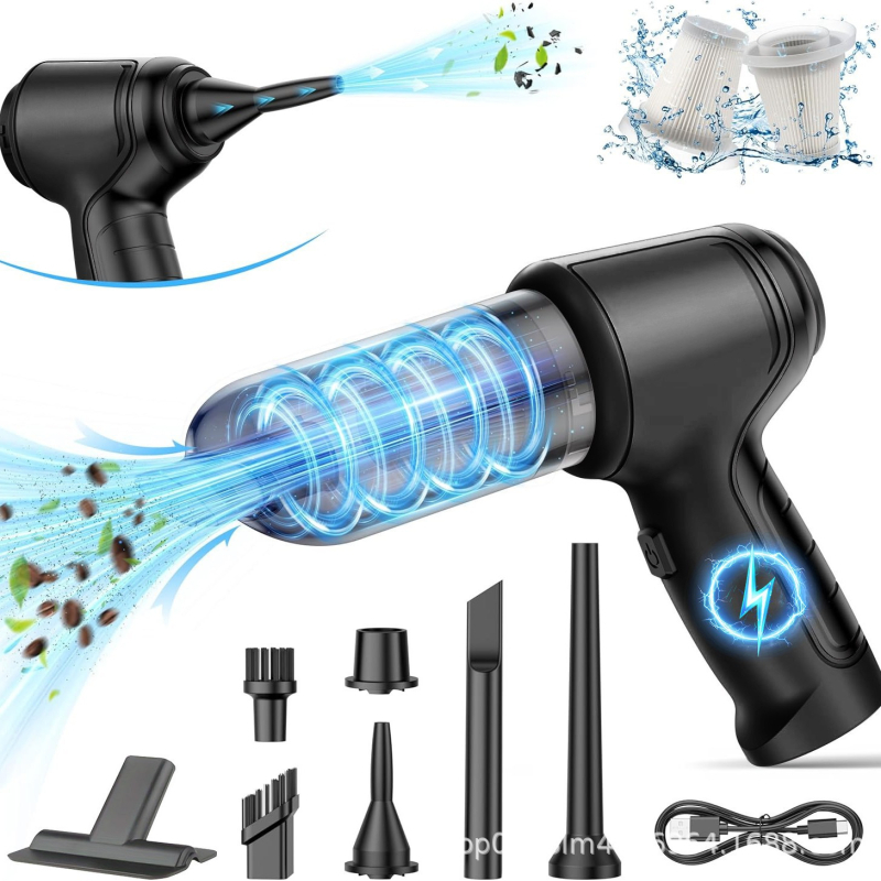 Ασύρματος χειροκίνητος καθαριστής αυτοκινήτου και σπιτιού, 50W, Τάση έως 36V, Ενσωματωμένη μπαταρία 1001–1600 mAh, Δοχείο σκόνης, Διάρκεια λειτουργίας 0–1 h