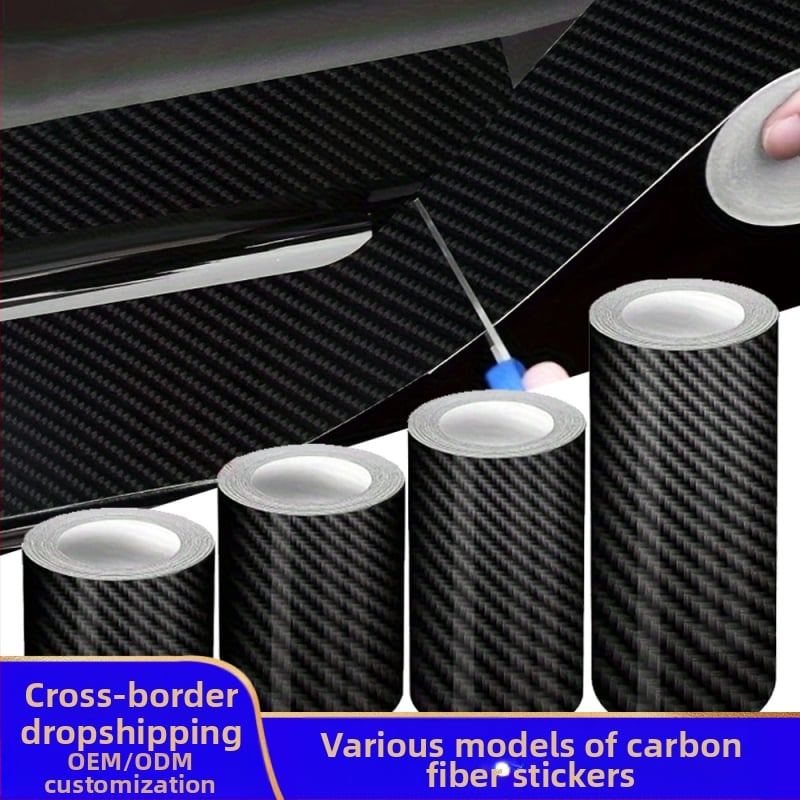 Hao Kuang Szénszálas védő autómatrica, ragasztó típus, szénszálas mintázat