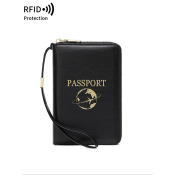 Θήκη Διαβατηρίου και Εγγράφων με Θήκη για Κάρτες, Corduroy, Unisex, Διασυνοριακό Τρέντ