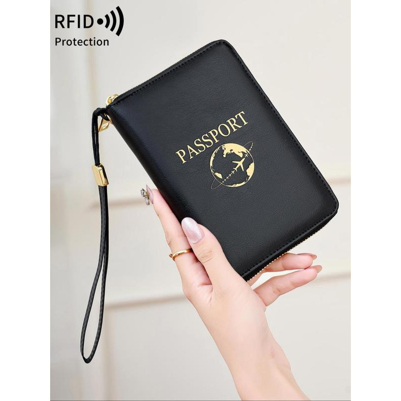 Θήκη Διαβατηρίου και Εγγράφων με Θήκη για Κάρτες, Corduroy, Unisex, Διασυνοριακό Τρέντ