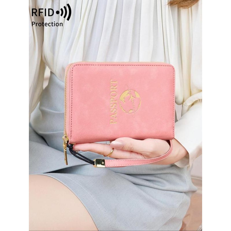 Θήκη Διαβατηρίου και Εγγράφων με Θήκη για Κάρτες, Corduroy, Unisex, Διασυνοριακό Τρέντ