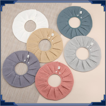 Βρεφικό μπιμπί με έξι στρώσεις βαμβακερής γάζας, περιστρεφόμενο κατά 360°, τσέπη για σάλιο, απορροφητικό, κατάλληλο για βρέφη και νηπία 0–3 ετών