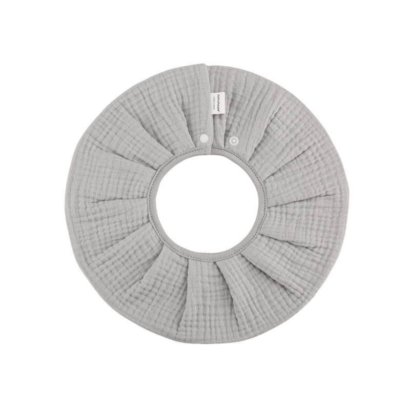 Dječji podbradnik sa šest slojeva pamučne gaze, 360° rotirajući, džepić za pljuvačku, upijajući, za novorođenčad i djecu do 3 godine