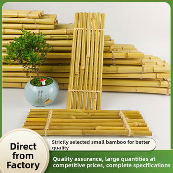 Διακόσμηση ενυδρείου από μπαμπού, επιπλέων μπαμπού ράφτ, αγροτικό στυλ, υλικό μπαμπού, κατάλληλο για οικίες και ξενοδοχεία/εστιατόρια