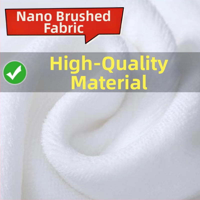 Микрофибър кърпа за почистване с отвори за подреждане на леглото и масаж; 140 г; абсорбция 0–5 сек; възможност за печат на лого