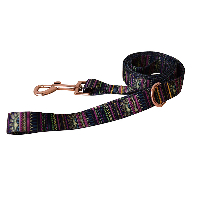 Suņu kaklasaite – neilons, raksts Color Grid, zīmols FOUCOTO