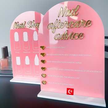 TX πλαστικό στήριγμα προβολής νυχιών, INS στυλ, με τόξο σχήμα