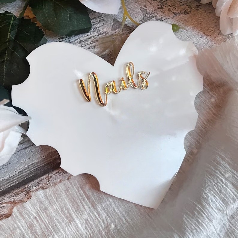 TX πλαστικό στήριγμα προβολής νυχιών, INS στυλ, με τόξο σχήμα