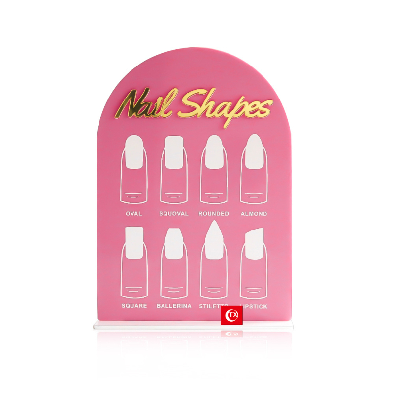 TX πλαστικό στήριγμα προβολής νυχιών, INS στυλ, με τόξο σχήμα