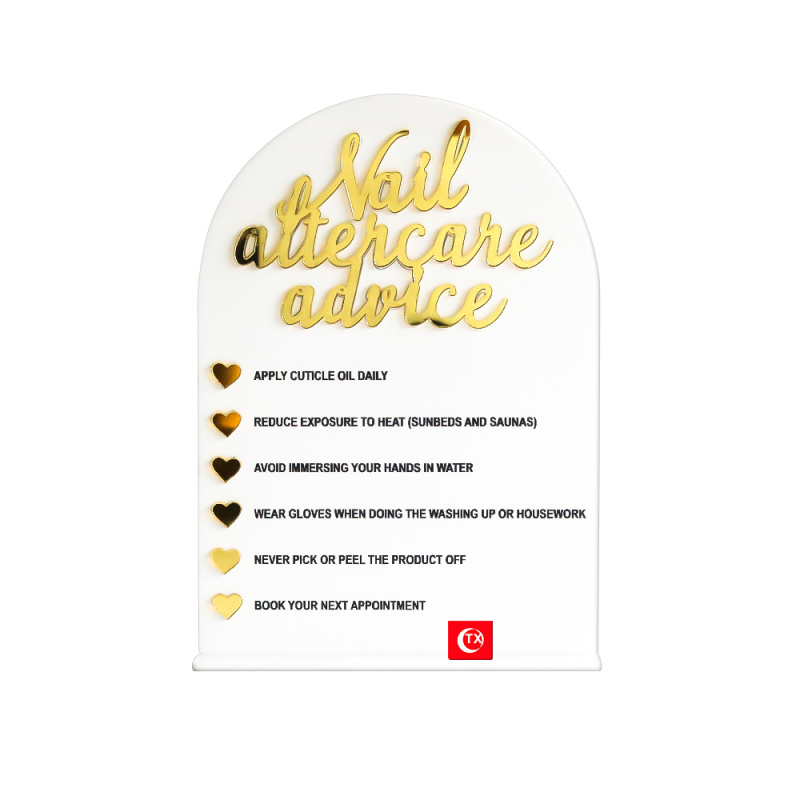 TX πλαστικό στήριγμα προβολής νυχιών, INS στυλ, με τόξο σχήμα