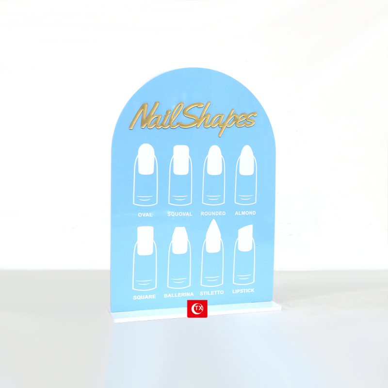 TX πλαστικό στήριγμα προβολής νυχιών, INS στυλ, με τόξο σχήμα