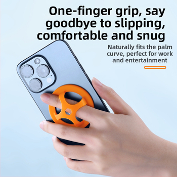 MK δαχτυλίδι-θήκη για κινητό από σιλικόνη, Lazy Stand, καρτούν στυλ