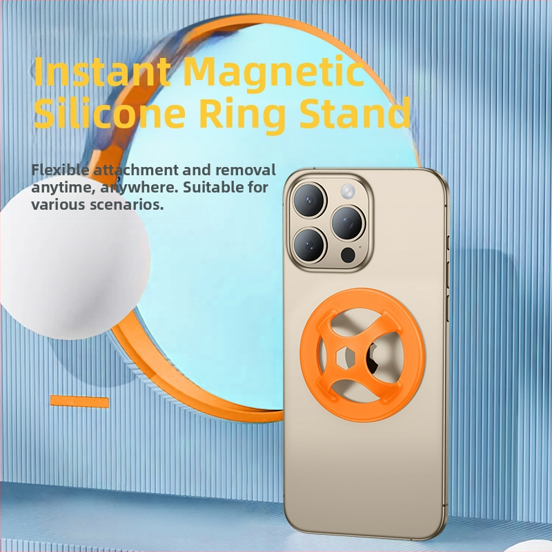 MK silikona telefona gredzenes turētājs, Lazy Stand, karikatūru stils